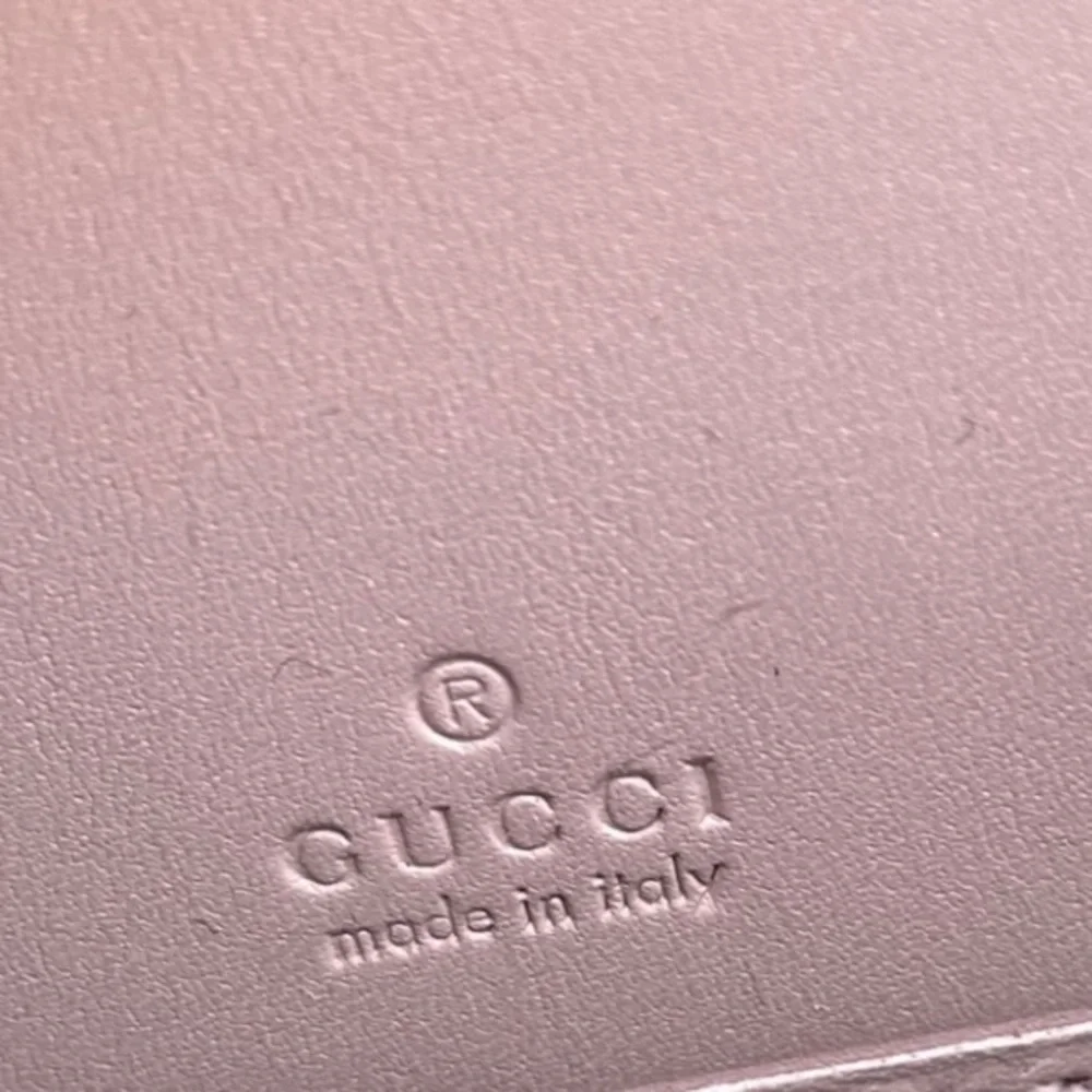 Gucci Pink Embossed Wallet
